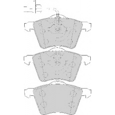 FD7083A NECTO Комплект тормозных колодок, дисковый тормоз