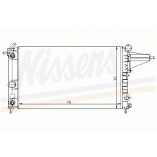 63225 NISSENS Радиатор, охлаждение двигателя