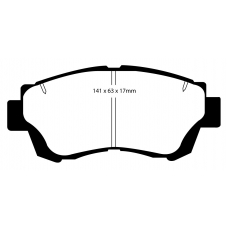 DP2874 EBC Brakes Колодки тормозные