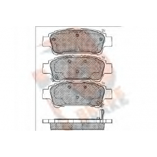 RB1608 R BRAKE Комплект тормозных колодок, дисковый тормоз