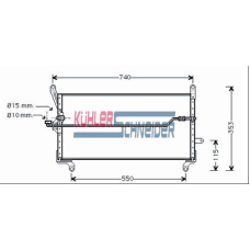 1721401 KUHLER SCHNEIDER Конденсатор, кондиционер