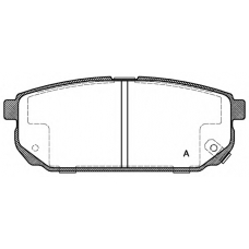 BPA1042.02 OPEN PARTS Комплект тормозных колодок, дисковый тормоз