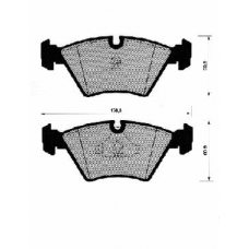 0 986 490 641 BOSCH Комплект тормозных колодок, дисковый тормоз