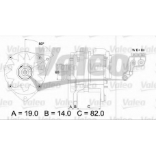 437081 VALEO Генератор