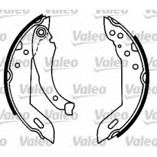 554675 VALEO Комплект тормозных колодок
