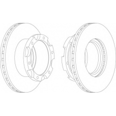 FCR306A FERODO Тормозной диск