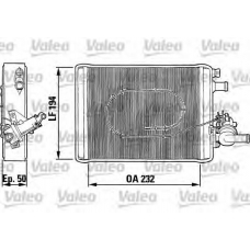 812046 VALEO Теплообменник, отопление салона