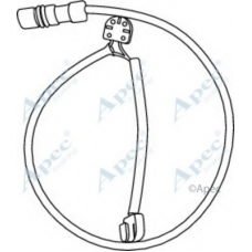 WIR5208 APEC Указатель износа, накладка тормозной колодки