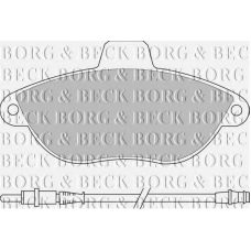 BBP1461 BORG & BECK Комплект тормозных колодок, дисковый тормоз