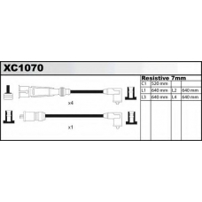 XC1070 QUINTON HAZELL Комплект проводов зажигания