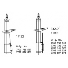 11091 MONROE Амортизатор
