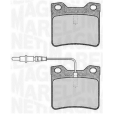 363916060375 MAGNETI MARELLI Комплект тормозных колодок, дисковый тормоз