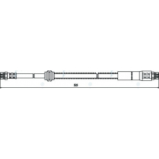 HOS3716 APEC Тормозной шланг