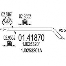 01.41870 MTS Труба выхлопного газа