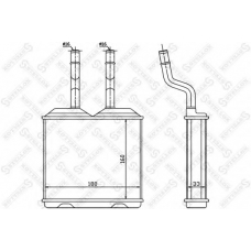 10-35055-SX STELLOX Теплообменник, отопление салона