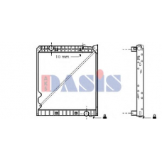 134970T AKS DASIS Радиатор, охлаждение двигателя