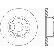 BDA1593.10 OPEN PARTS Тормозной диск