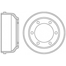 VBD678 MOTAQUIP Тормозной барабан