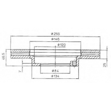 BDC4818 QUINTON HAZELL Тормозной диск