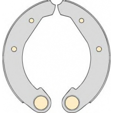 K501909 MGA Комплект тормозов, барабанный тормозной механизм