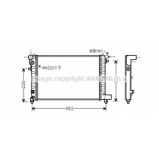 CN2120 Prasco Радиатор, охлаждение двигателя