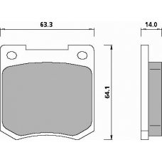 422586 ROULUNDS Disc-brake pad, front