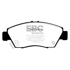 DP891 EBC Brakes Колодки тормозные