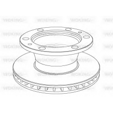 NSA1023.20 WOKING Тормозной диск