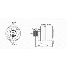 943346116010 MAGNETI MARELLI Генератор