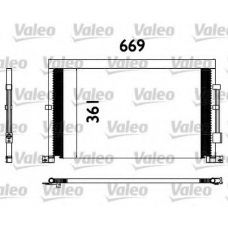 817567 VALEO Конденсатор, кондиционер