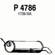 P4786 FENNO Глушитель выхлопных газов конечный