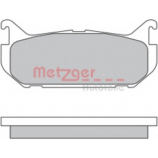 1170549 METZGER Комплект тормозных колодок, дисковый тормоз