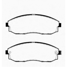 J PA-H07AF JAPANPARTS Комплект тормозных колодок, дисковый тормоз