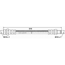 FBH6251 FIRST LINE Тормозной шланг