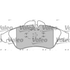 597222 VALEO Комплект тормозных колодок, дисковый тормоз