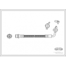 19032593 CORTECO Тормозной шланг