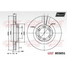 855051.6060 MAXTECH Тормозной диск