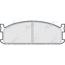PAD483 APEC Комплект тормозных колодок, дисковый тормоз