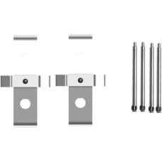 8DZ 355 205-021 HELLA PAGID Комплектующие, колодки дискового тормоза