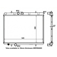 56096 NRF Радиатор, охлаждение двигателя