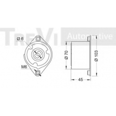 SK009906/4 SK Натяжитель ремня, клиновой зубча