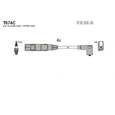 T674C TESLA Комплект проводов зажигания