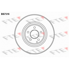 BS7516 FTE Тормозной диск