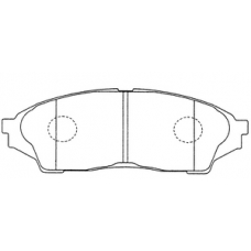 PN-1434 JNBK Колодки тормозные