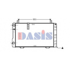 060008N AKS DASIS Радиатор, охлаждение двигателя