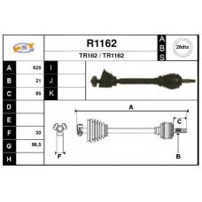 R1162 SNRA Приводной вал