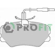 5000-0540 PROFIT Комплект тормозных колодок, дисковый тормоз