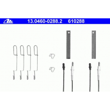 13.0460-0288.2 ATE Комплектующие, колодки дискового тормоза
