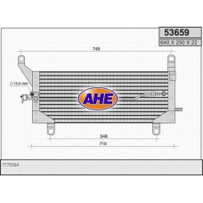 53659 AHE Конденсатор, кондиционер