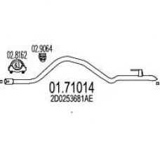 01.71014 MTS Труба выхлопного газа